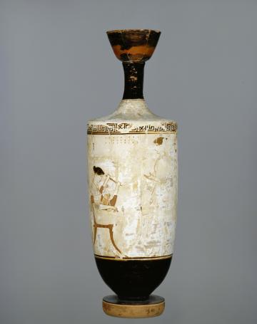 White ground lekythos by the Achilles Painter White ground lekythos