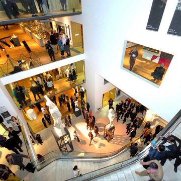 Busy Atrium, Ashmolean Museum
